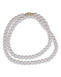 Stella McCartney - Pure White Pearl Necklace - Lyst