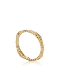 Monica Rich Kosann | Metallic 18k Yellow Gold Compass Poesy Ring | Lyst