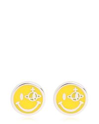 Vivienne Westwood | Yellow Smiley Earrings | Lyst