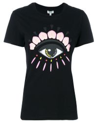 KENZO Black Eye Print T-shirt
