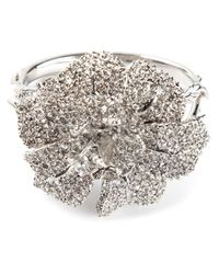 Alexander McQueen | Metallic Wing Skull Bangle | Lyst