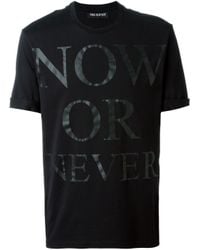 Neil Barrett | Black Printed T-shirt for Men | Lyst