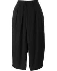 Comme des Garçons - Black Comme Des Garçons Comme Des Garçons Pleated Culottes - Lyst