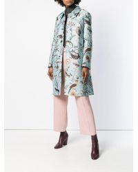 RED Valentino Blue Mantel mit Print