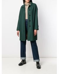 Burberry The Camden Car Mantel in het Green