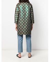 Max Mara Jas Met Print in het Green