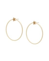 FEDERICA TOSI - Metallic Cubic Zirconia Hoop Earrings - Lyst