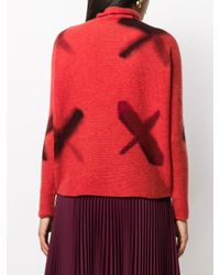 Pull à col roulé Suzusan en coloris Red