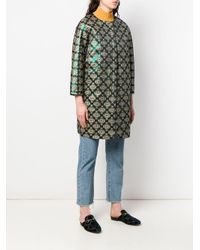 Max Mara Jas Met Print in het Green