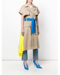 Trench à manches courtes MSGM en coloris Multicolor