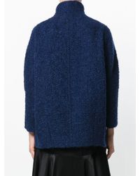 Gianluca Capannolo Brei Geritst Jas in het Blue