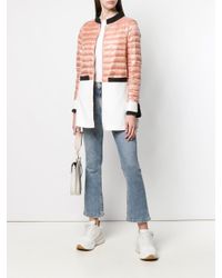 Parka bicolore Herno en coloris Pink