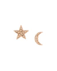 FEDERICA TOSI - Metallic Moon And Star Earrings - Lyst