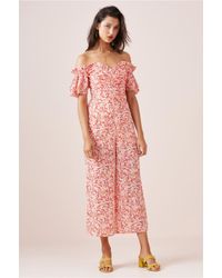 Finders Keepers - Pink Faded Jumpsuit - Lyst