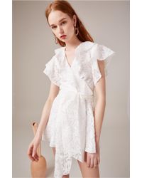 C/meo Collective - White More To Give Playsuit - Lyst