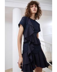 C/meo Collective - Blue Phase Short Sleeve Dress - Lyst