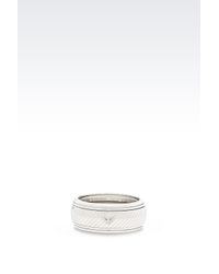 Emporio Armani | Metallic Ring Iconic Collection for Men | Lyst