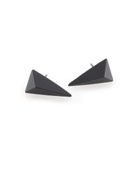 Alexis Bittar | Black Miss Havisham Pyramid Stud Earrings | Lyst