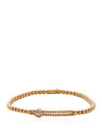 Hulchi Belluni | Pink Rose Gold Bracelet With Diamonds | Lyst