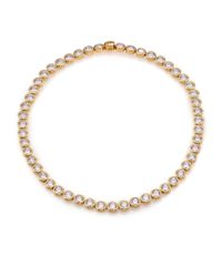 Michael Kors | Metallic Park Avenue Glam Jeweled Tennis Necklace | Lyst
