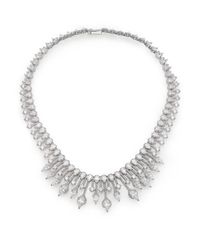 Adriana Orsini | Metallic Statement Pave Crystal All-around Necklace | Lyst