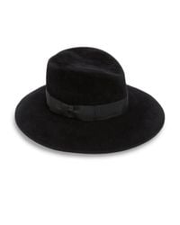 Eric Javits | Black Zora Milled Rabbit Hair Hat | Lyst