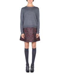 Dorothee Schumacher | Gray Cutting Edge Pullover O-neck 1/1 | Lyst