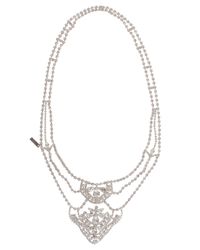 Jennifer Behr | Metallic Fortuna Swarovski Halo | Lyst