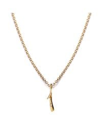 Lulu Frost - Metallic Code Number 18kt #1 Necklace - Lyst