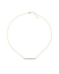 EF Collection | Yellow Champagne Diamond Bar Necklace | Lyst