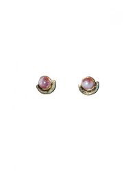 Lizzie Fortunato | Purple Amethyst Minimalist Earrings | Lyst