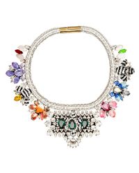 Shourouk - Multicolor Avalon Necklace - Lyst