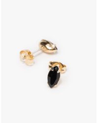 Bing Bang | Metallic Tiny Marquis Studs | Lyst