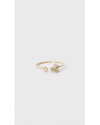 Loren Stewart | Metallic Diamond Spade Ring | Lyst