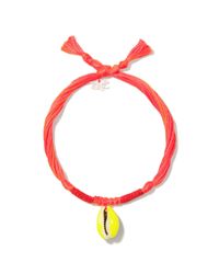Aurelie Bidermann | Red Shell String Bracelet | Lyst