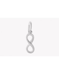 Tateossian | Metallic Tokyo Infinity Knot Charm In Silver for Men | Lyst