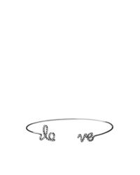 Diane Kordas | Love Bangle in 18k Black Gold and Diamond | Lyst