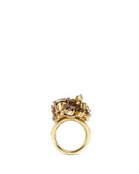 Erickson Beamon | Metallic 'young And Innocent' Mix Crystal Spiral Ring | Lyst