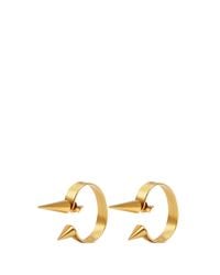 Ela Stone | Metallic Marla Double Spike Semi Hoop Earrings | Lyst