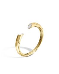 John Hardy | Metallic Kick Cuff With Diamonds | Lyst