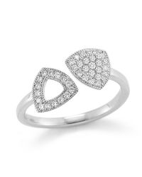 Dana Rebecca | White Emily Sarah Cut Out Ring | Lyst
