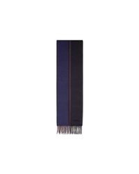 Ferragamo - Blue Stripes Scarf for Men - Lyst