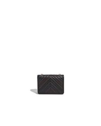 Ferragamo - Black Zigzag Flap Bag - Lyst