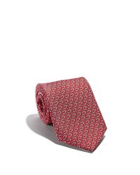 Ferragamo - Red Golf Club Printed Tie for Men - Lyst