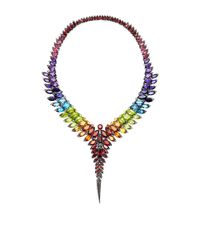 Stephen Webster | Multicolor Rainbow Feather Collar Necklace | Lyst