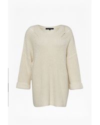 French Connection | Natural Verdi Knitted Jumper | Lyst