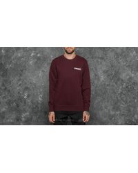 Carhartt WIP Purple College Script Sweat Damson/ White for men