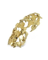 Bernard Delettrez - Metallic Goldtone Butterflies Articulated Bronze Ring - Lyst