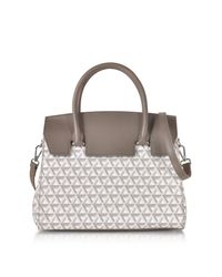 Lancaster Paris - Multicolor Ikon Coated Canvas And Leather Satchel Bag - Lyst