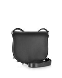 Alexander Wang - Black Lia Mini Leather Saddle Bag - Lyst